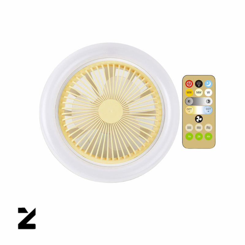 Ventilador de Teto com Luzes de Led Integradas