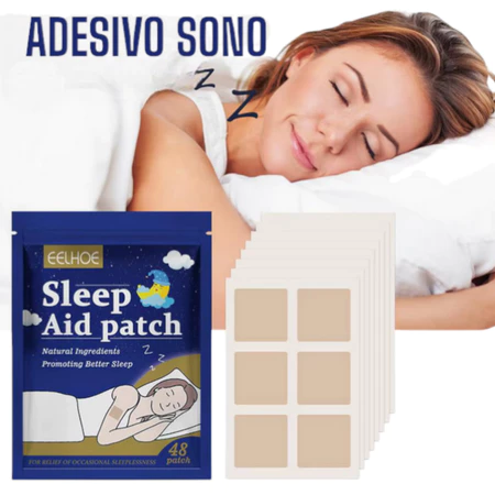 Adesivo de Melatonina Relaxante Para Sono