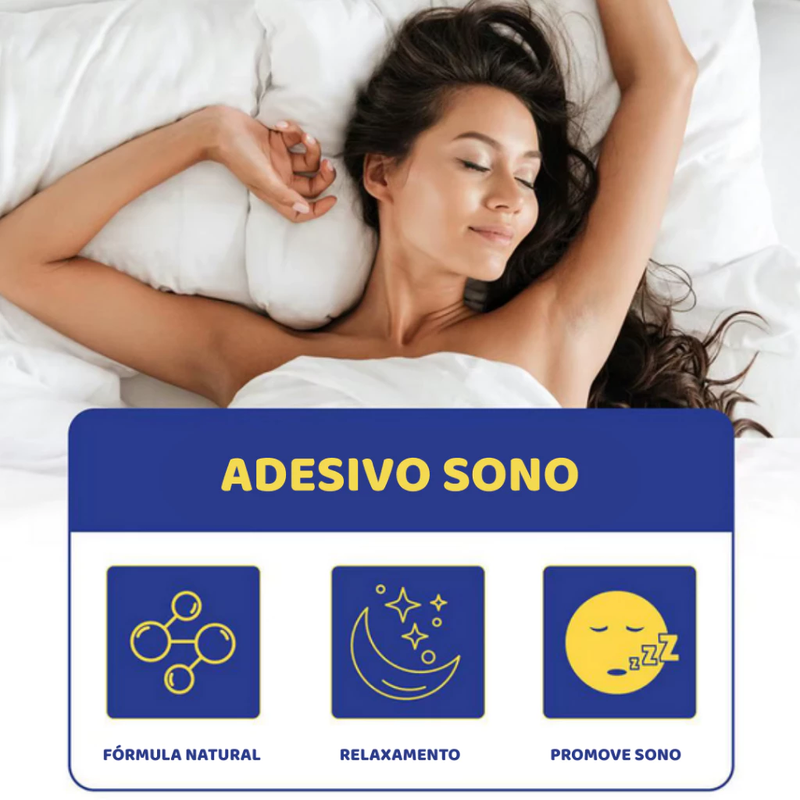 Adesivo de Melatonina Relaxante Para Sono